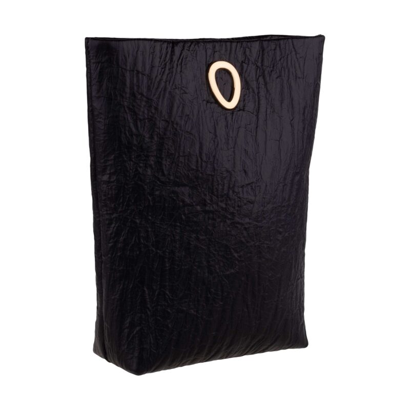 کیف زنانه چرم طبیعی Oval مدل 106 رنگ مشکی