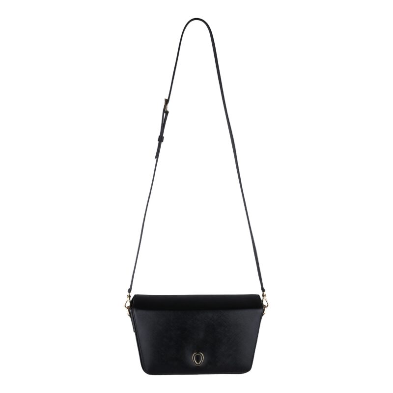 کیف زنانه چرم طبیعی Oval مدل 107 رنگ مشکی