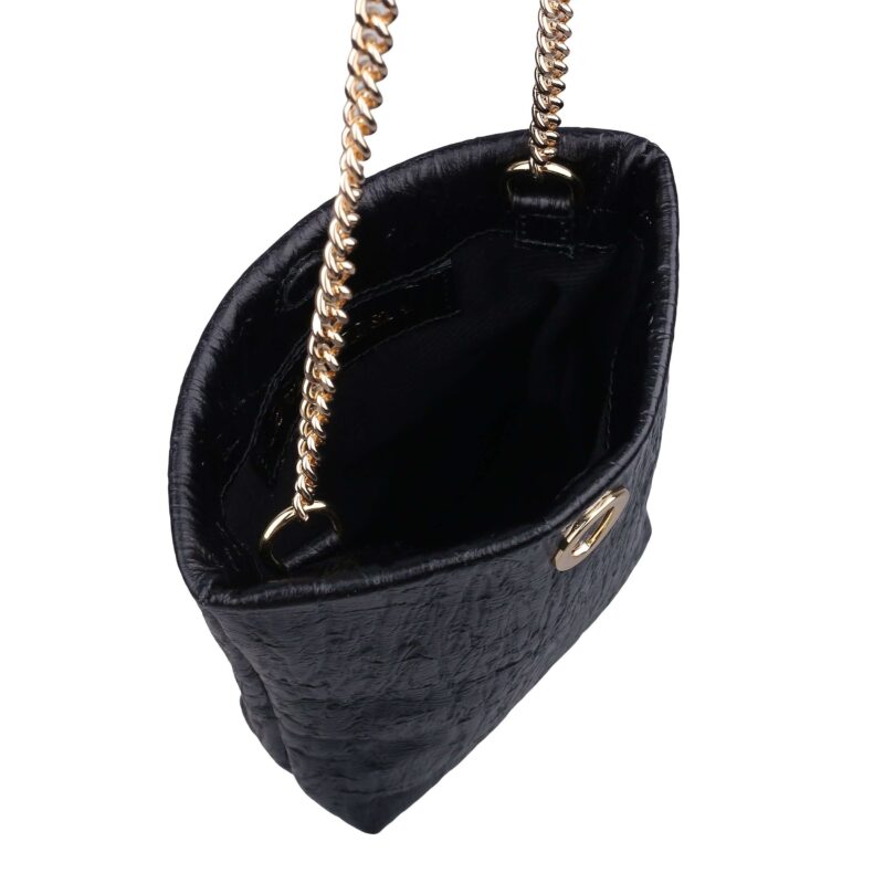 کیف زنانه چرم طبیعی Oval مدل 106 رنگ مشکی
