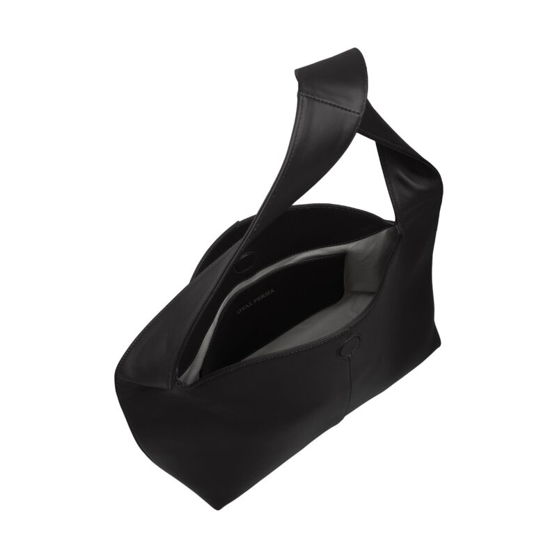 کیف زنانه چرم طبیعی Oval مدل 108 رنگ مشکی