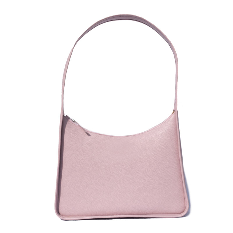 کیف زنانه چرم طبیعی Oval مدل 117 رنگ یاسی