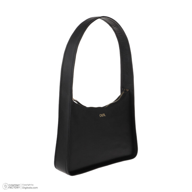 کیف زنانه چرم طبیعی Oval مدل 117 رنگ مشکی