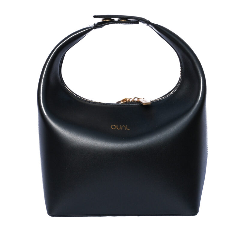 کیف زنانه چرم طبیعی Oval مدل 118 رنگ مشکی
