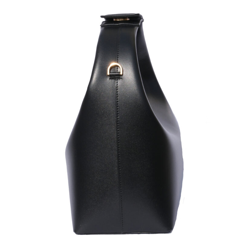 کیف زنانه چرم طبیعی Oval مدل 118 رنگ مشکی
