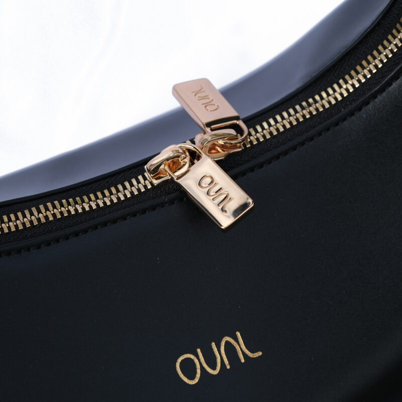 کیف زنانه چرم طبیعی Oval مدل 118 رنگ مشکی