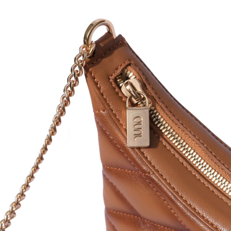 کیف زنانه چرم طبیعی Oval مدل 109 رنگ شتری ابروبادی