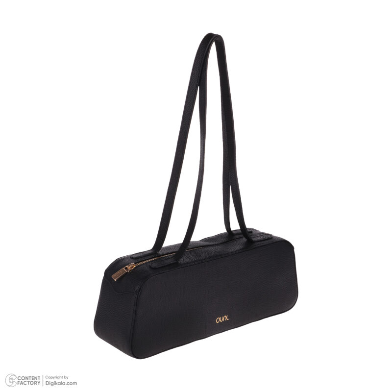 کیف زنانه چرم طبیعی Oval مدل 119 رنگ مشکی